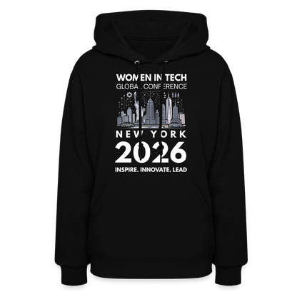 Women's Hoodie -  Women in Tech Global Conference Collection - black