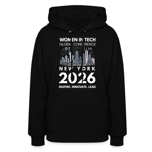 Women's Hoodie -  Women in Tech Global Conference Collection - black