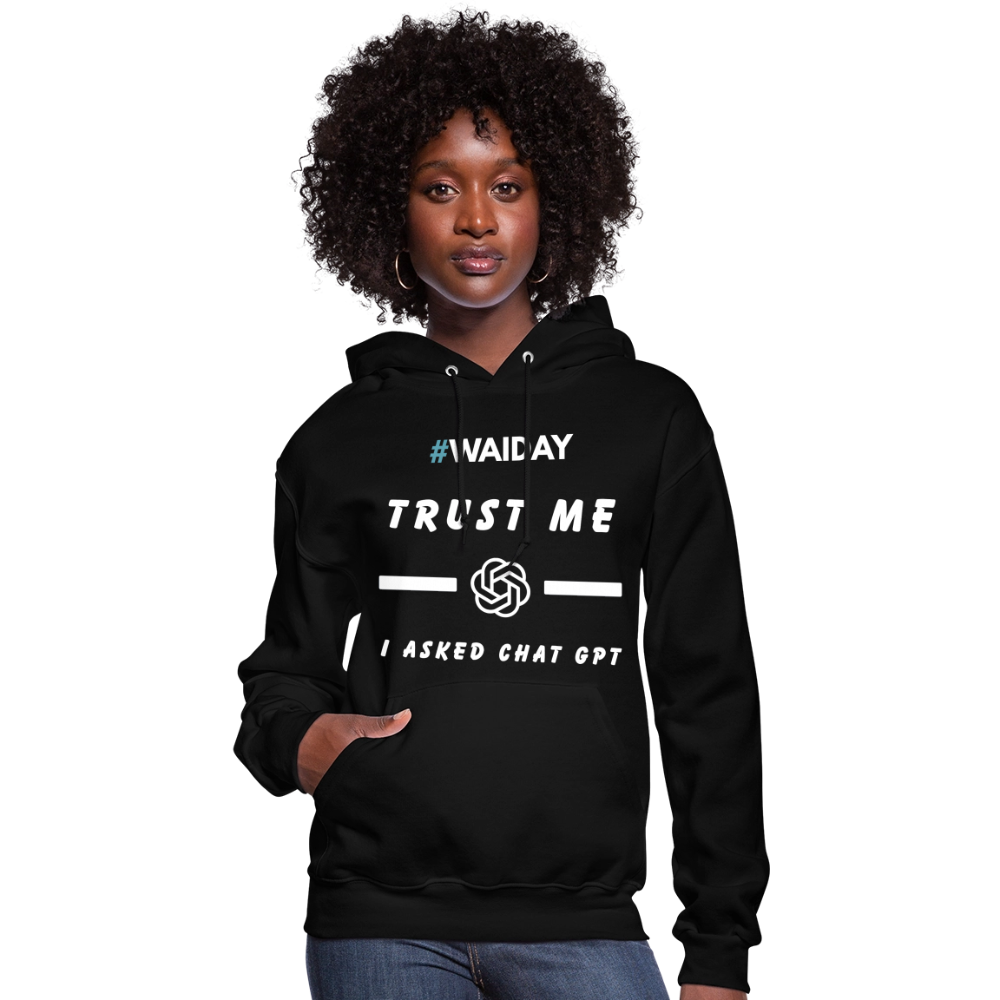 Women's Hoodie - Women In AI Day Edition - black