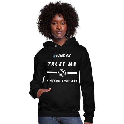 Women's Hoodie - Women In AI Day Edition - black