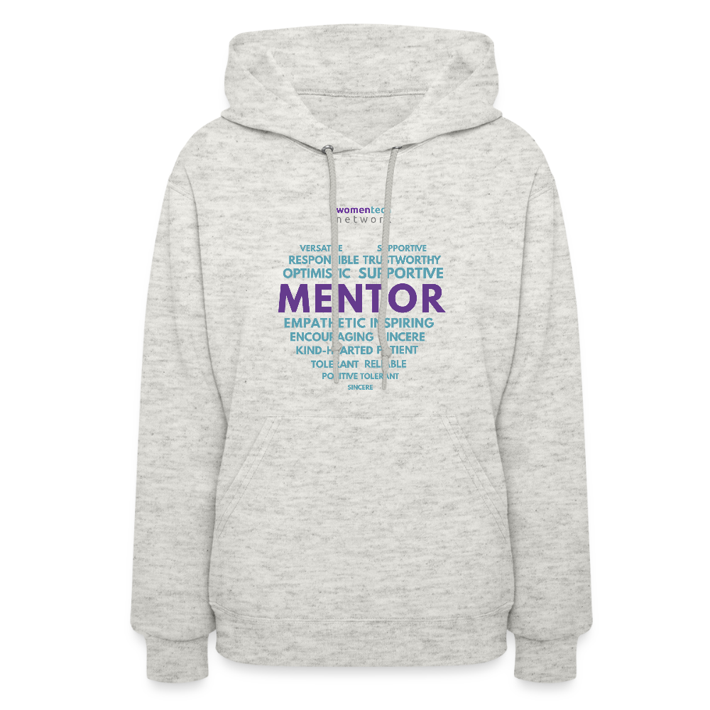 Women's Hoodie - National Mentoring Day Edition - heather oatmeal