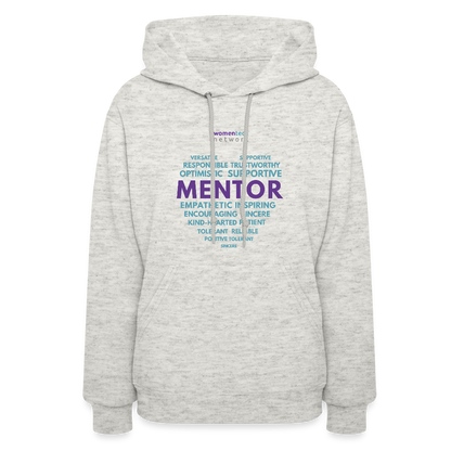 Women's Hoodie - National Mentoring Day Edition - heather oatmeal