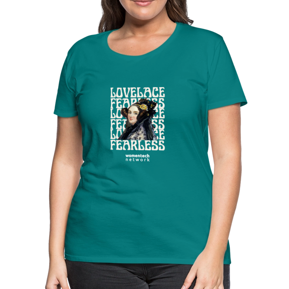 Women’s Premium T-Shirt - Ada Lovelace Edition - teal