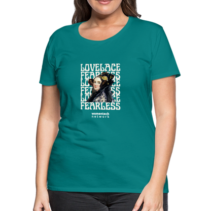Women’s Premium T-Shirt - Ada Lovelace Edition - teal