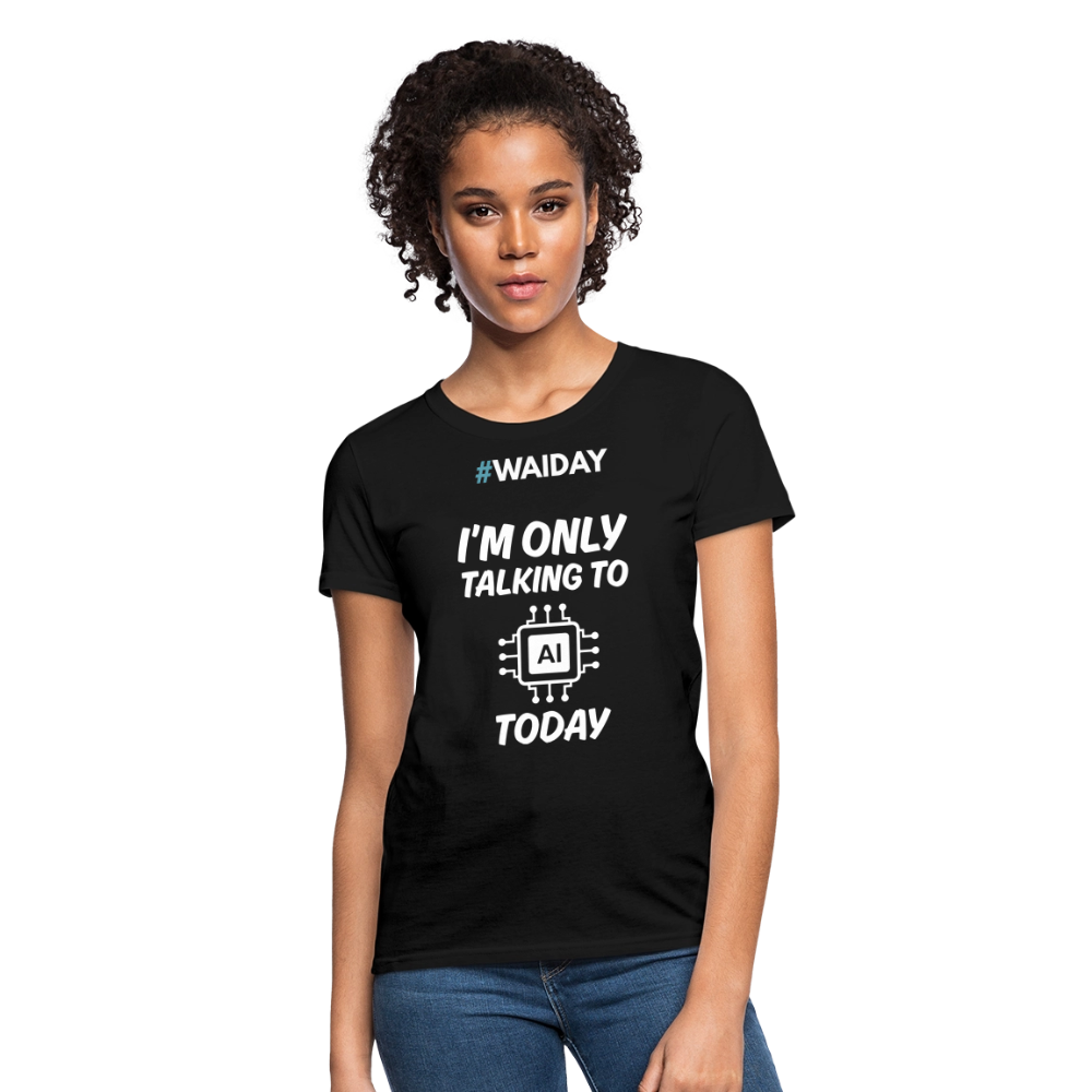 Women's T-Shirt - Women In AI Day Edition - black