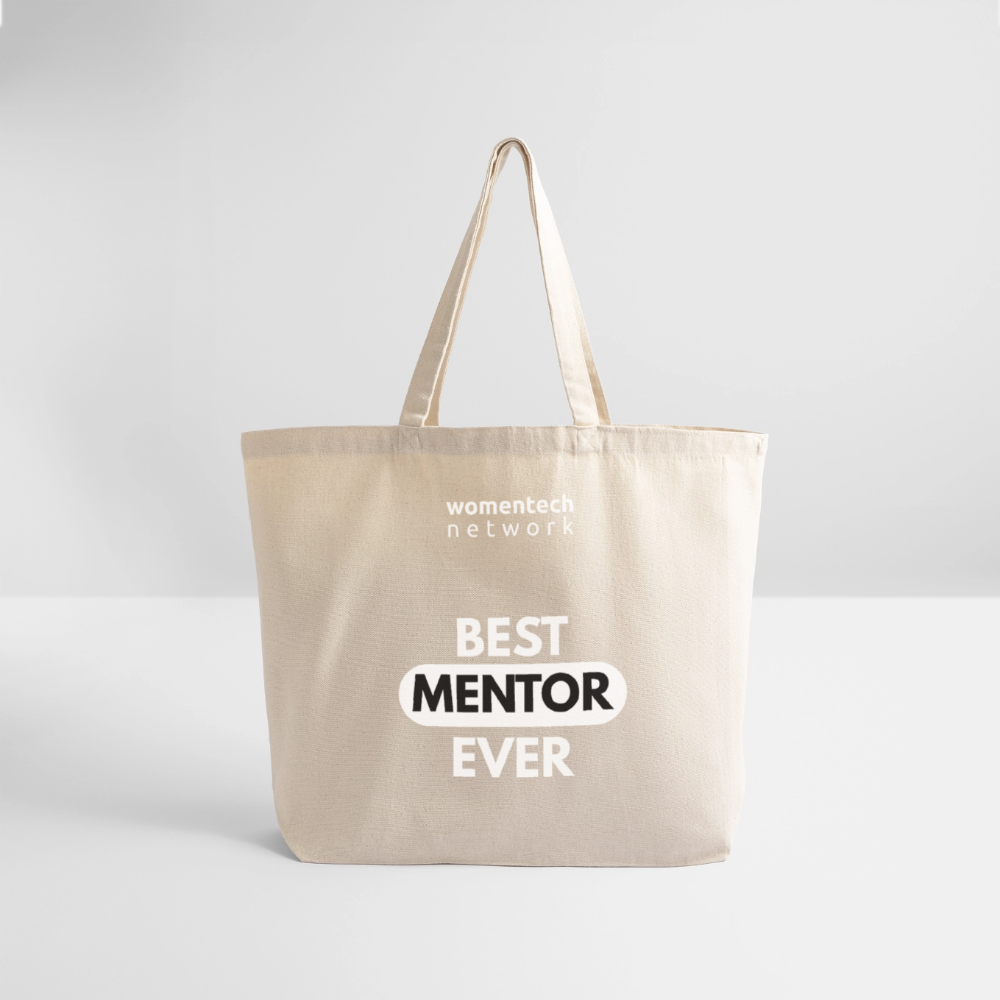 Eco-Friendly Cotton Tote - National Mentoring Day Edition - natural