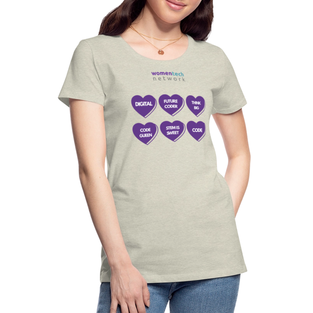 Women’s Premium T-Shirt - STEM Day Edition - heather oatmeal