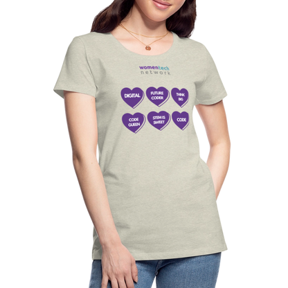 Women’s Premium T-Shirt - STEM Day Edition - heather oatmeal