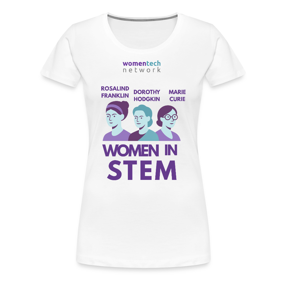 Women’s Premium T-Shirt - STEM Day Edition - white