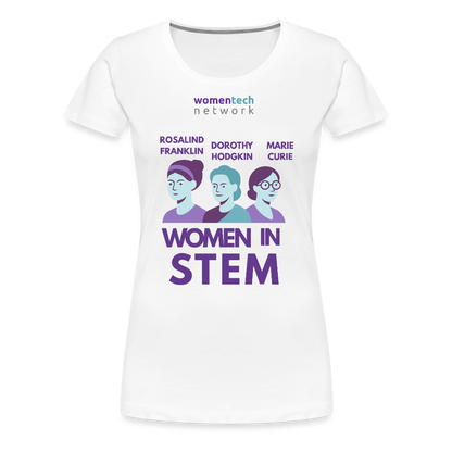 Women’s Premium T-Shirt - STEM Day Edition - white