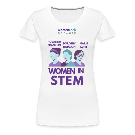 Women’s Premium T-Shirt - STEM Day Edition - white
