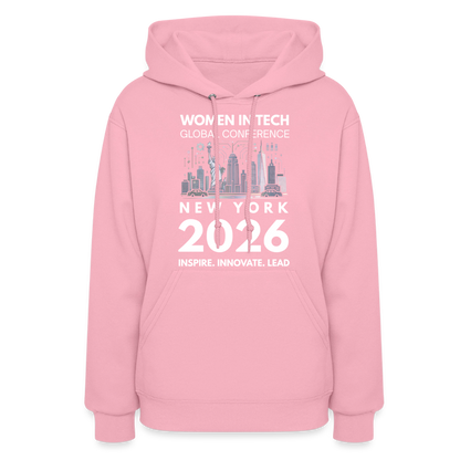 Women's Hoodie -  Women in Tech Global Conference Collection - classic pink