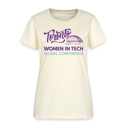 Women's T-Shirt - Women in Tech Global Conference Collection - off white