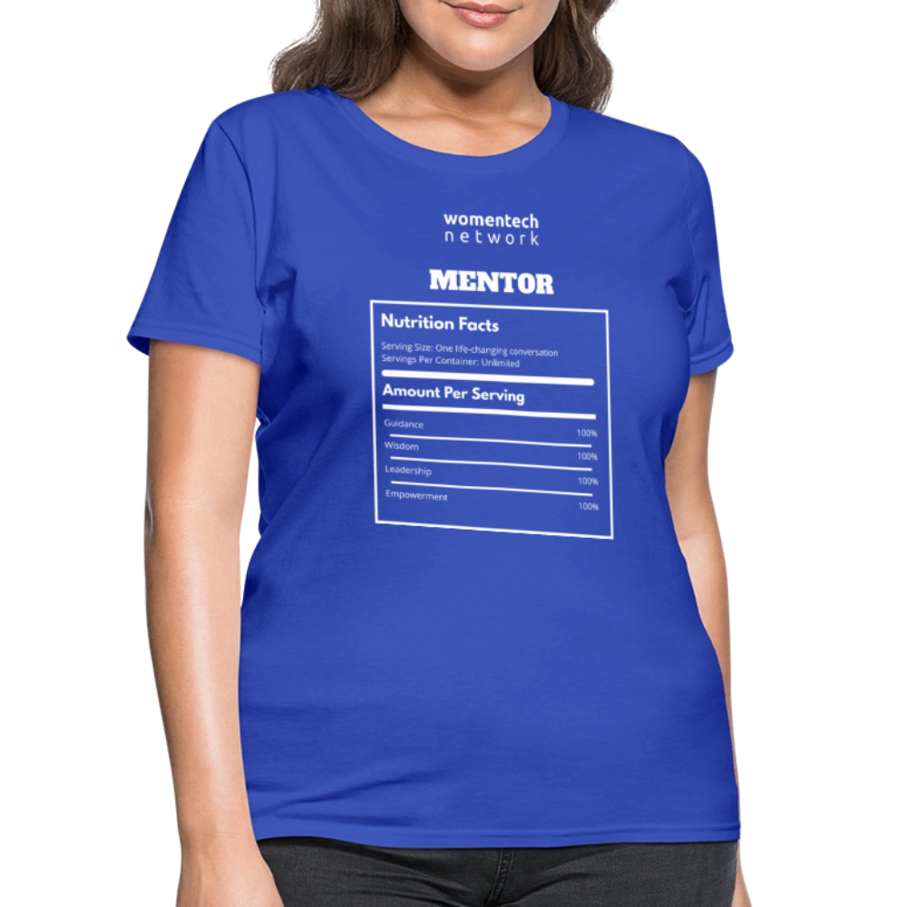 Women's T-Shirt - National Mentoring Day Edition - royal blue