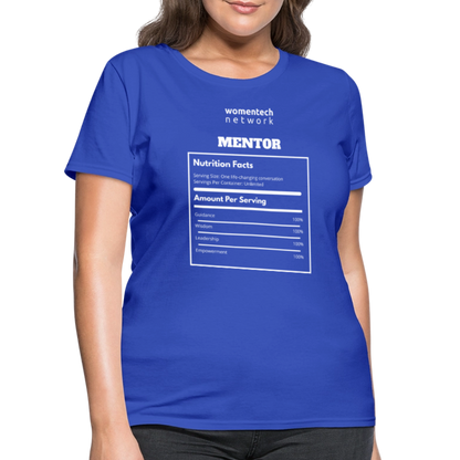 Women's T-Shirt - National Mentoring Day Edition - royal blue