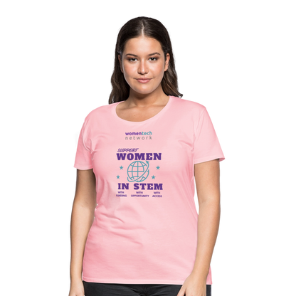 Women’s Premium T-Shirt - STEM Day Edition - pink