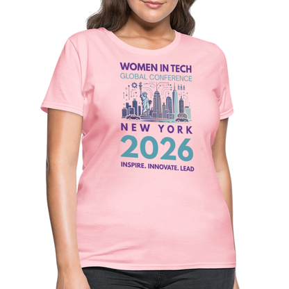 Women's T-Shirt - Women in Tech Global Conference Collection - pink