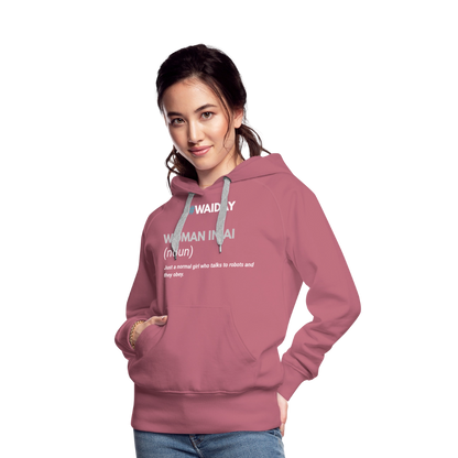 Women’s Premium Hoodie - Women In AI Day Edition - mauve