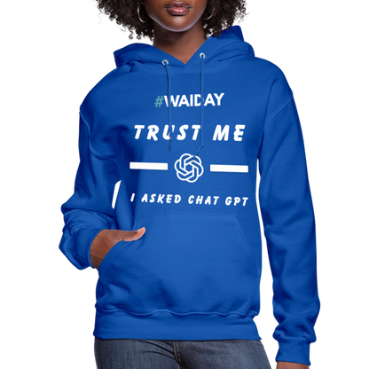 Women's Hoodie - Women In AI Day Edition - royal blue