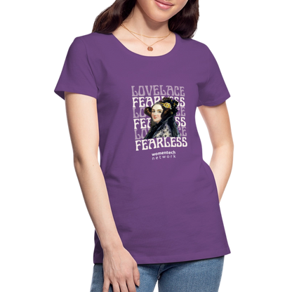 Women’s Premium T-Shirt - Ada Lovelace Edition - purple