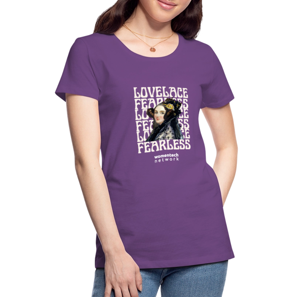 Women’s Premium T-Shirt - Ada Lovelace Edition - purple