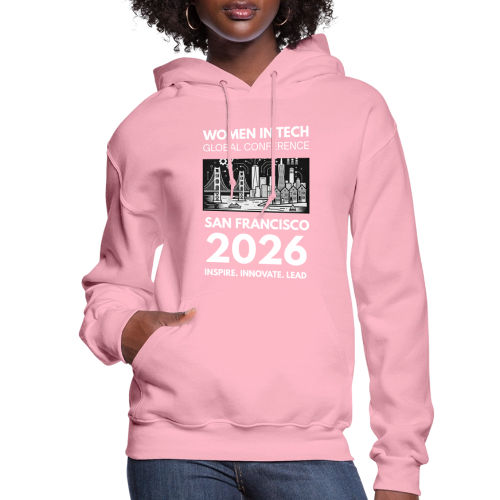 Women's Hoodie - Women in Tech Global Conference Collection - classic pink