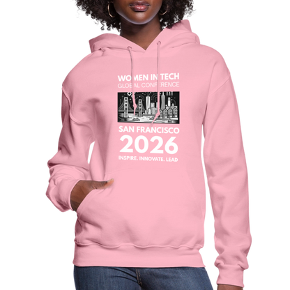 Women's Hoodie - Women in Tech Global Conference Collection - classic pink