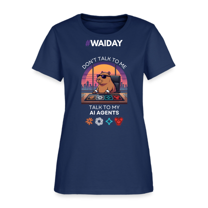 Women's T-Shirt - Women In AI Day Edition -  blue dusk
