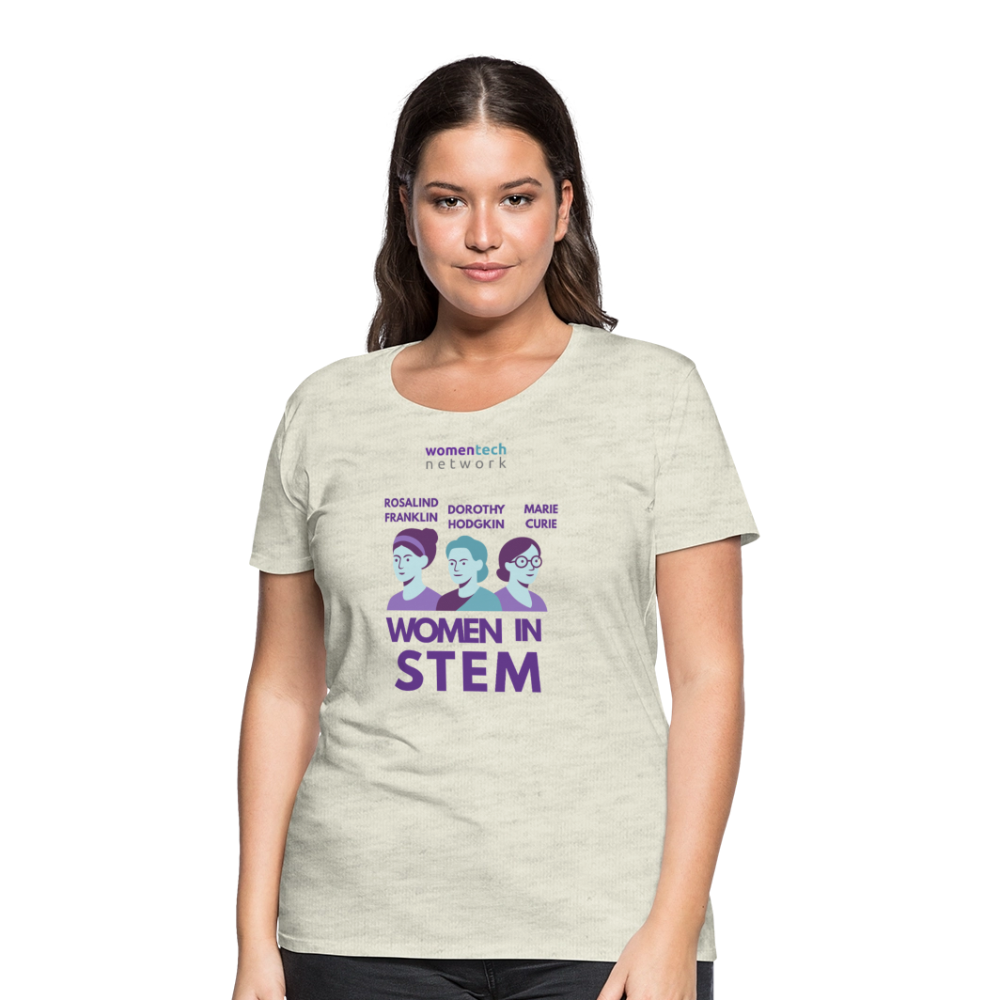 Women’s Premium T-Shirt - STEM Day Edition - heather oatmeal