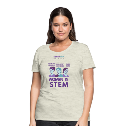 Women’s Premium T-Shirt - STEM Day Edition - heather oatmeal