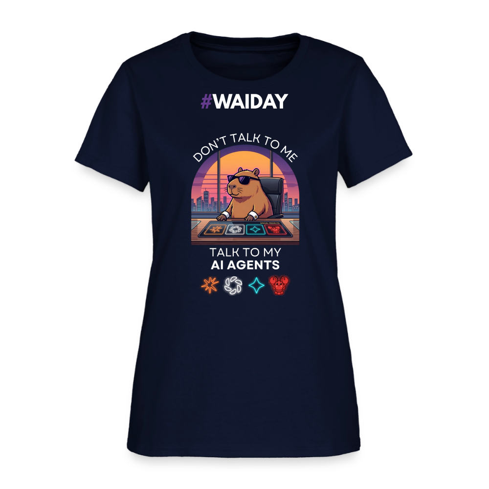 Women's T-Shirt - Women In AI Day Edition - navy