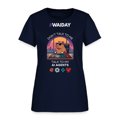 Women's T-Shirt - Women In AI Day Edition - navy