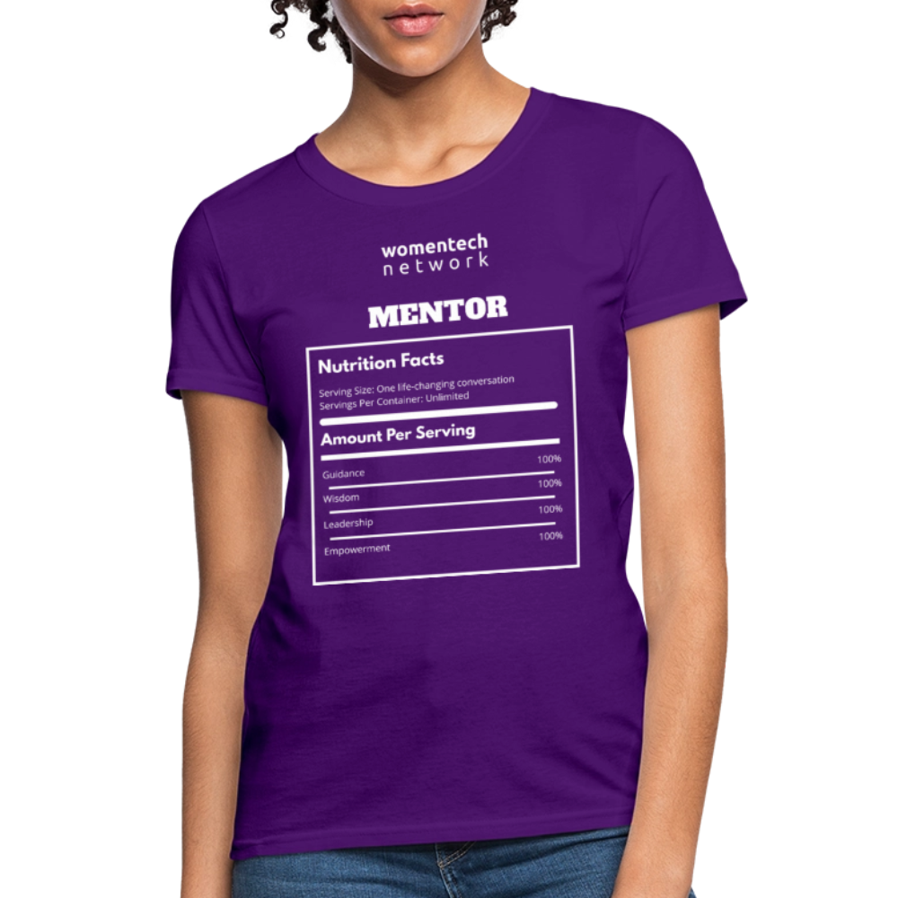 Women's T-Shirt - National Mentoring Day Edition - purple