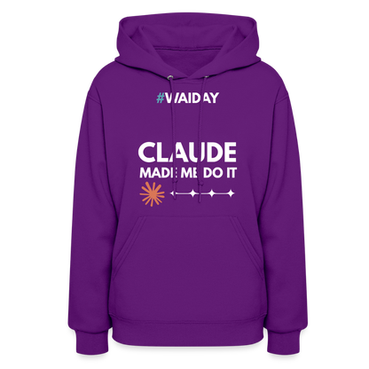 Women's Hoodie - Women In AI Day Edition - purple