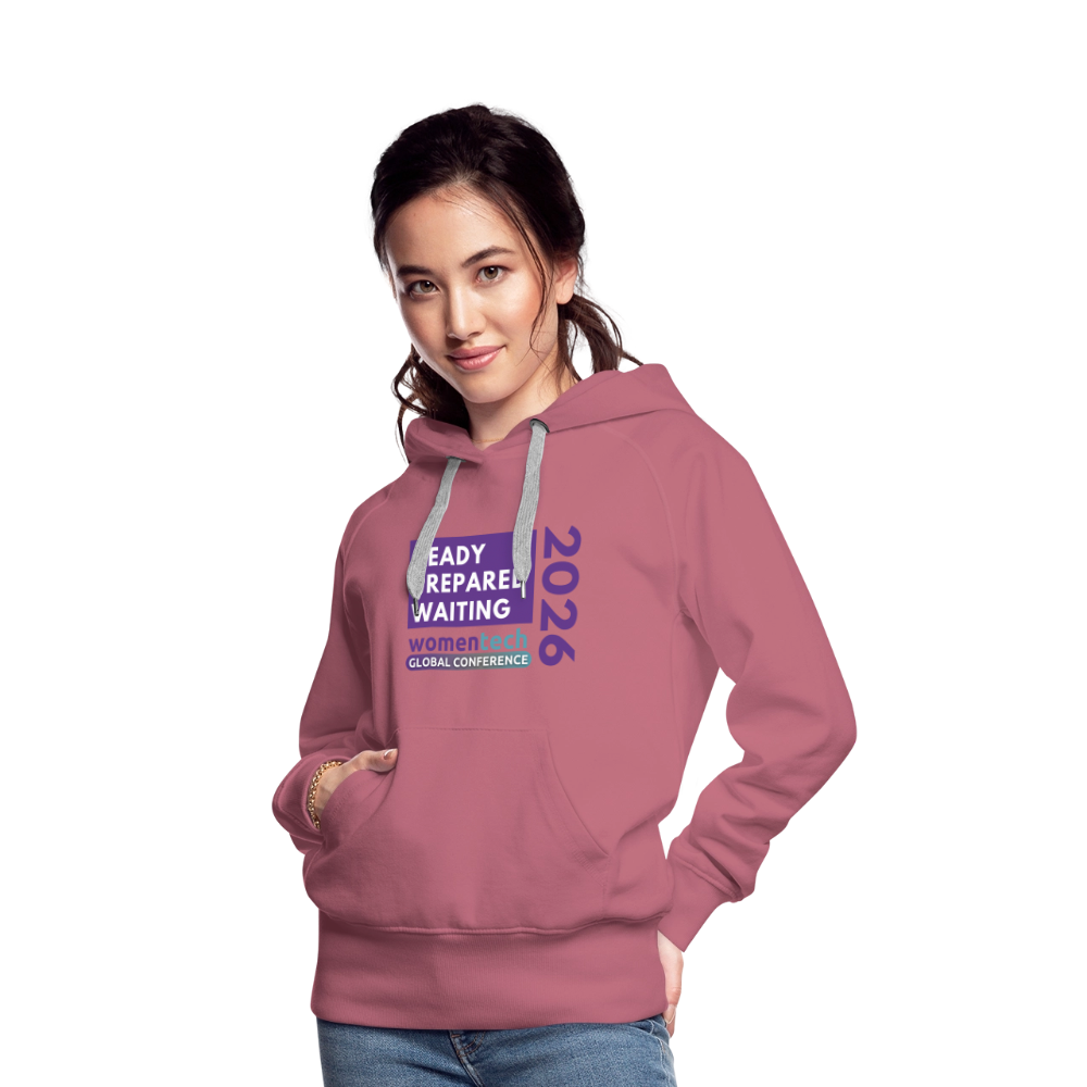 Women’s Premium Hoodie - Women in Tech Global Conference Collection - mauve