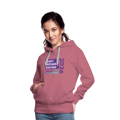 Women’s Premium Hoodie - Women in Tech Global Conference Collection - mauve