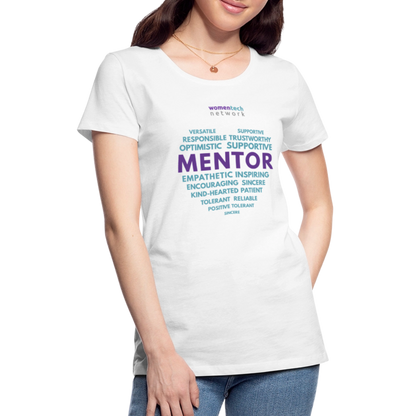 Women’s Premium T-Shirt - National Mentoring Day Edition - white