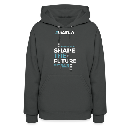 Women's Hoodie - Women In AI Day Edition - asphalt