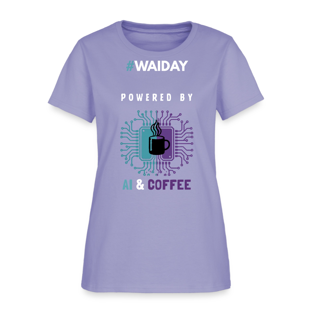 Women's T-Shirt - Women In AI Day Edition - lavender