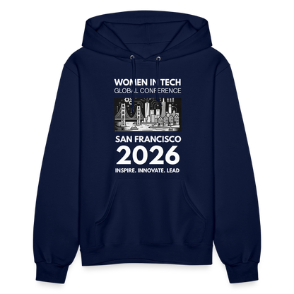 Women's Hoodie - Women in Tech Global Conference Collection - navy