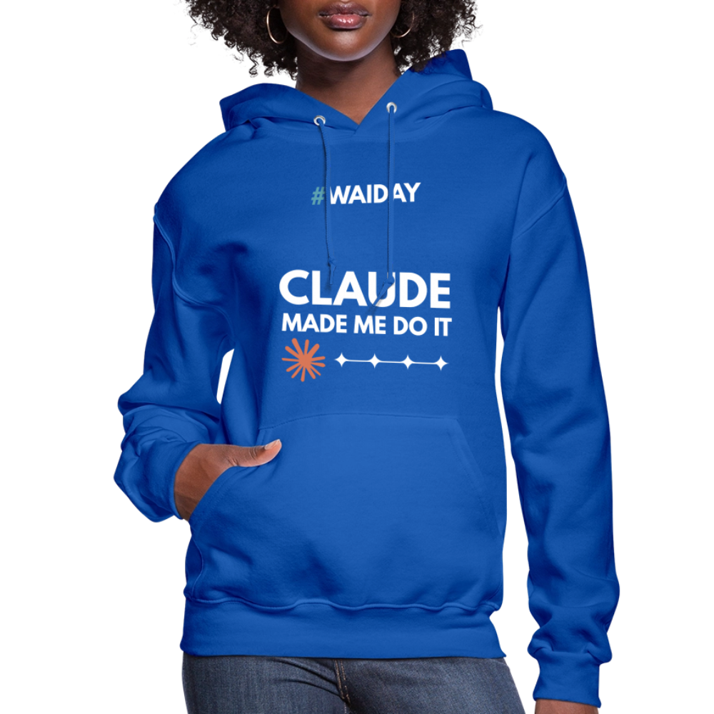 Women's Hoodie - Women In AI Day Edition - royal blue