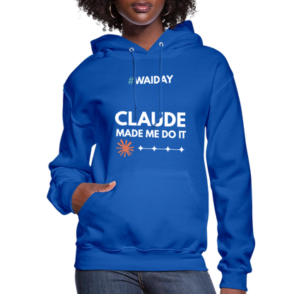 Women's Hoodie - Women In AI Day Edition - royal blue
