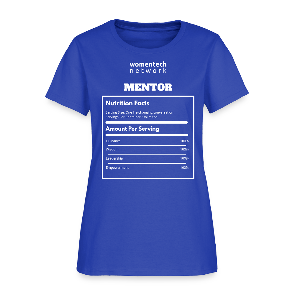 Women's T-Shirt - National Mentoring Day Edition - royal blue