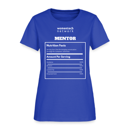 Women's T-Shirt - National Mentoring Day Edition - royal blue