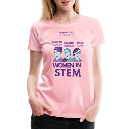 Women’s Premium T-Shirt - STEM Day Edition - pink