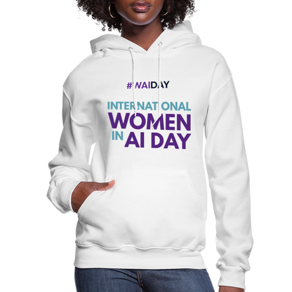 Women's Hoodie - Women In AI Day Edition - white