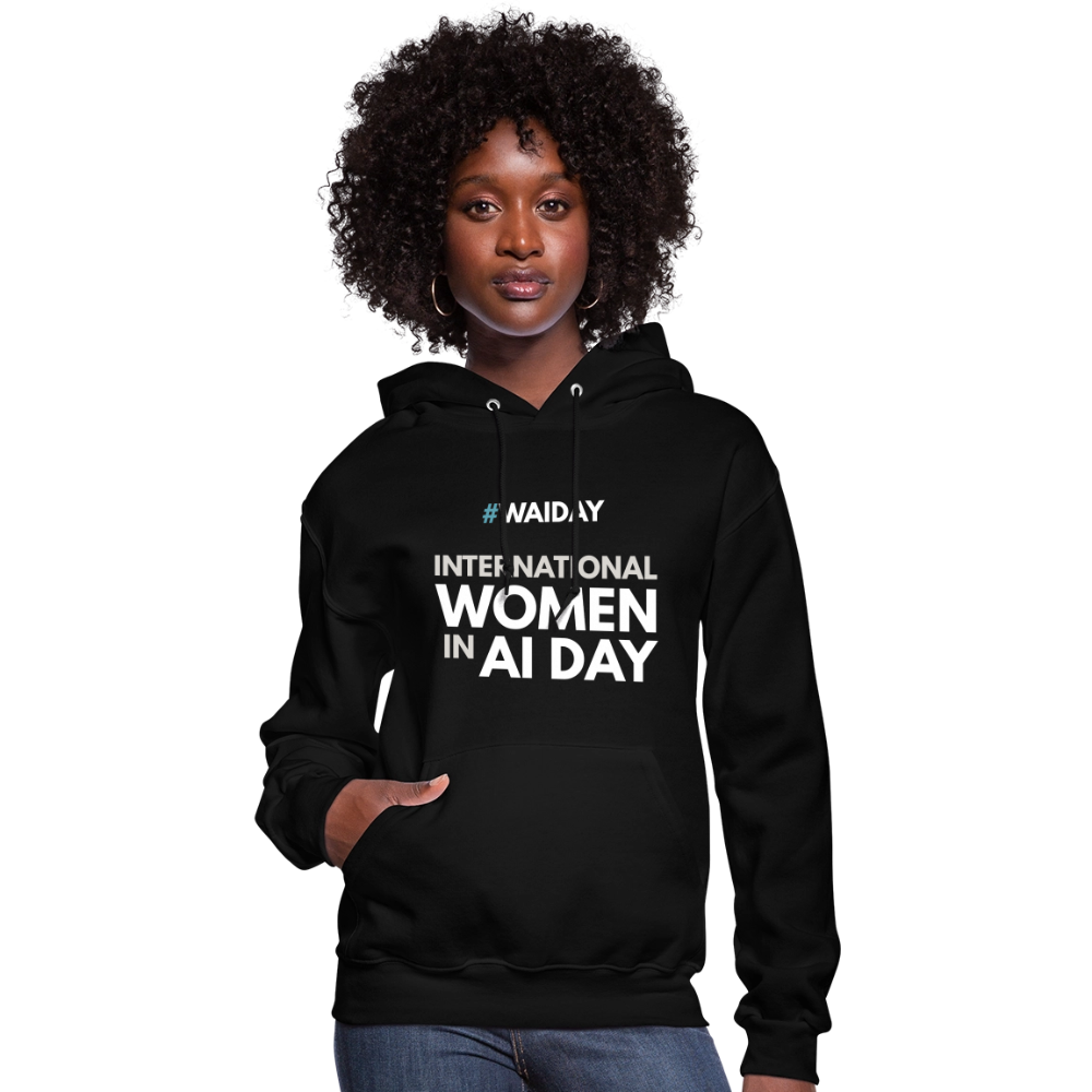 Women's Hoodie - Women In AI Day Edition - black
