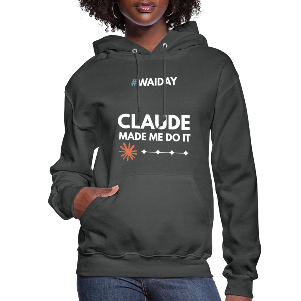 Women's Hoodie - Women In AI Day Edition - asphalt