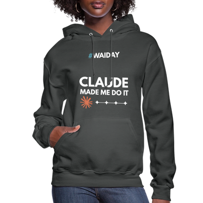 Women's Hoodie - Women In AI Day Edition - asphalt