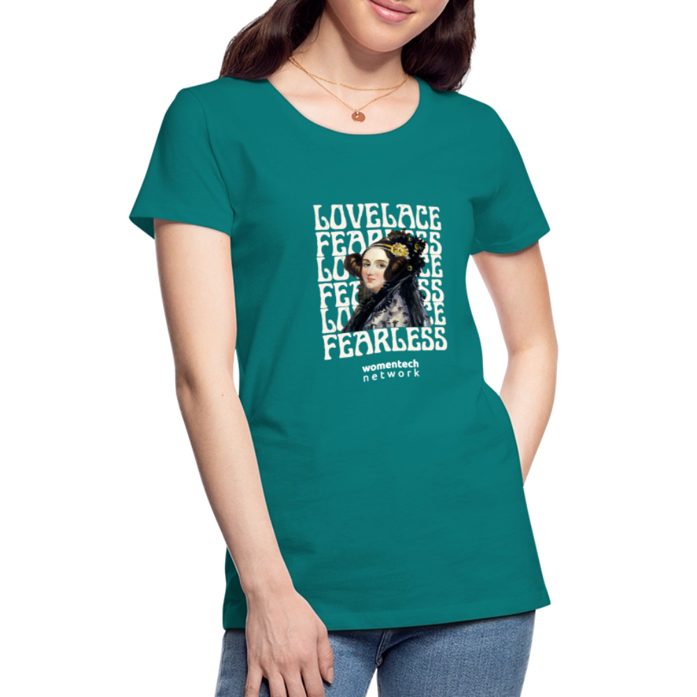 Women’s Premium T-Shirt - Ada Lovelace Edition - teal